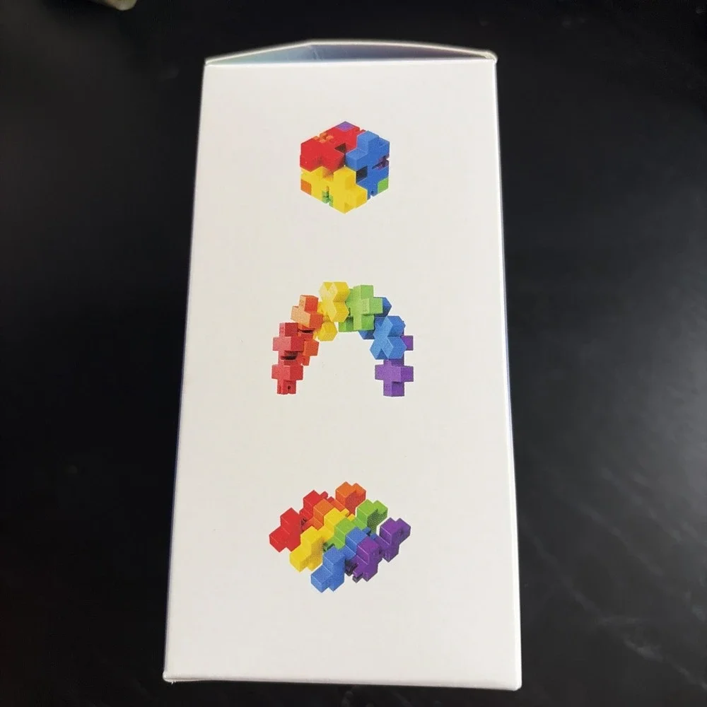 Plus Plus HEXEL Fidget Toy - Elastic 6-Piece Fidget Toys for Kids, Ideal Sensory
